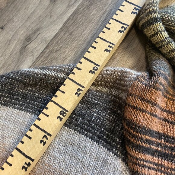 Lovestitch Oversized Poncho Hoodie Striped Size M/L - Picture 4 of 7